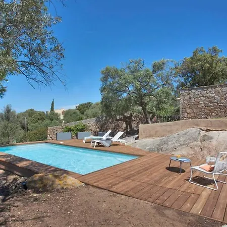 Villa Bodri, Maison En Pierre Avec Vue Mer Et Piscine Chauffee L'Ile-Rousse  Exterior photo